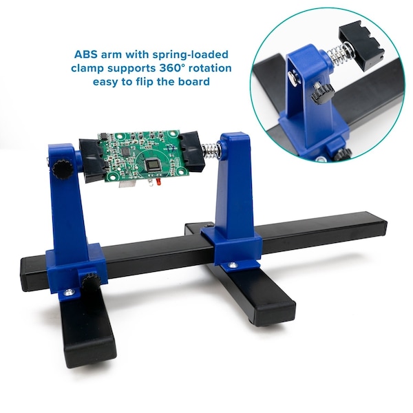 Amscope Adjustable Circuit Board Holder and Clamping Kit CBH10025PK Zoro